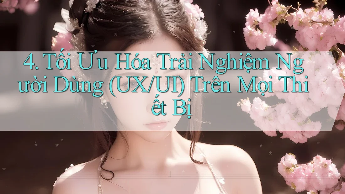 4. Tối Ưu Hóa Trải Nghiệm Người Dùng (UX/UI) Trên Mọi Thiết Bị