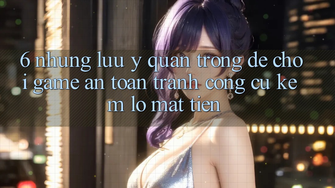 6. Những Lưu Ý Quan Trọng Để Chơi Game An Toàn, Tránh Công cụ kém lỗ Mất Tiền