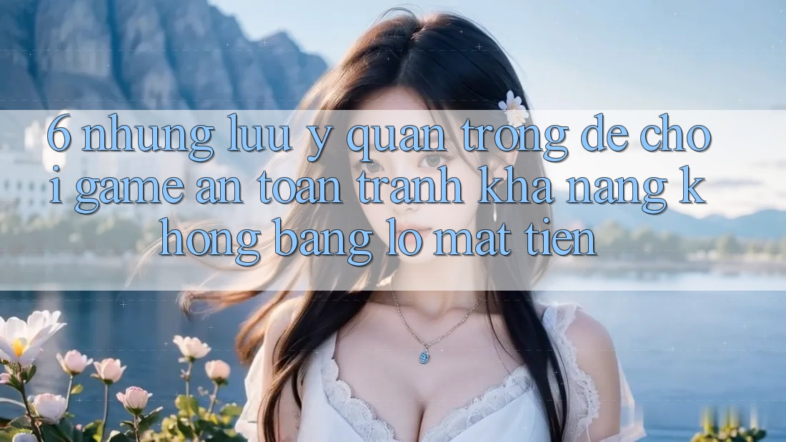 6. Những Lưu Ý Quan Trọng Để Chơi Game An Toàn, Tránh Khả năng không bằng lỗ Mất Tiền 6. Những Lưu Ý Quan Trọng Để Chơi Game An Toàn, Tránh Khả năng không bằng lỗ Mất Tiền