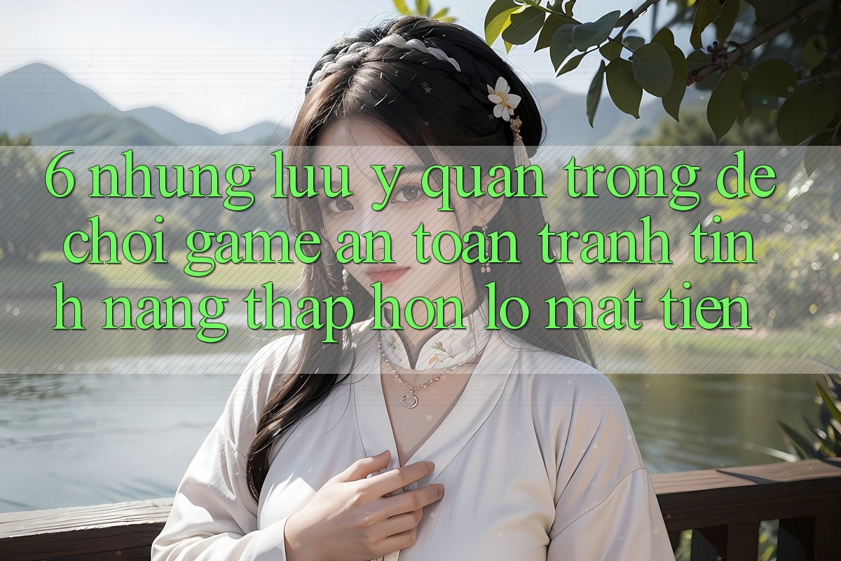 6. Những Lưu Ý Quan Trọng Để Chơi Game An Toàn, Tránh Tính năng thấp hơn lỗ Mất Tiền