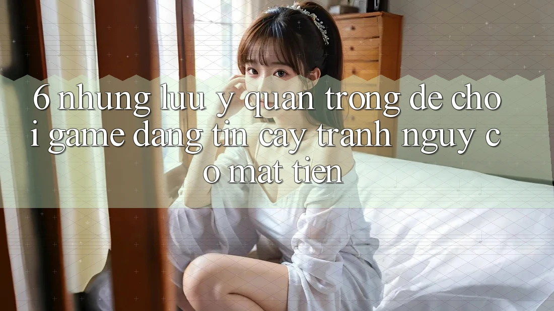 6. Những Lưu Ý Quan Trọng Để Chơi Game Đáng tin cậy, Tránh Nguy cơ Mất Tiền 6. Những Lưu Ý Quan Trọng Để Chơi Game Đáng tin cậy, Tránh Nguy cơ Mất Tiền