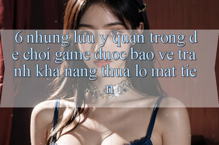 6. Những Lưu Ý Quan Trọng Để Chơi Game Được bảo vệ, Tránh Khả năng thua lỗ Mất Tiền