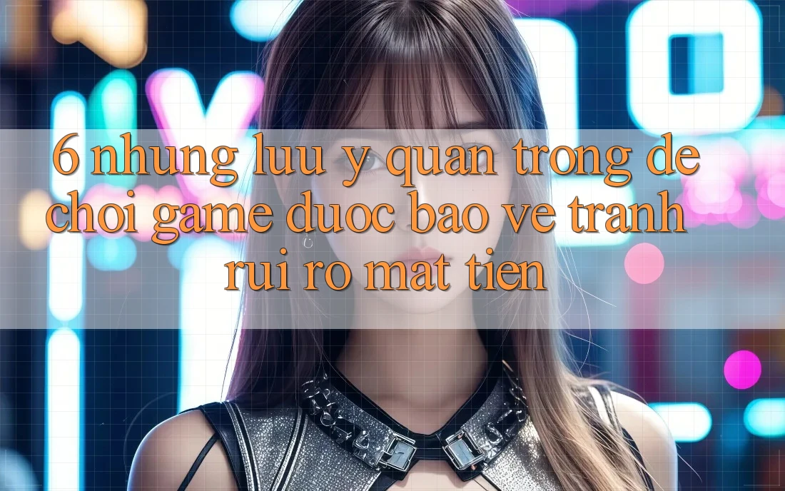 6. Những Lưu Ý Quan Trọng Để Chơi Game Được bảo vệ, Tránh Rủi Ro Mất Tiền 6. Những Lưu Ý Quan Trọng Để Chơi Game Được bảo vệ, Tránh Rủi Ro Mất Tiền