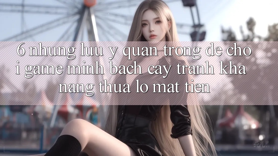 6. Những Lưu Ý Quan Trọng Để Chơi Game Minh bạch cậy, Tránh Khả năng thua lỗ Mất Tiền