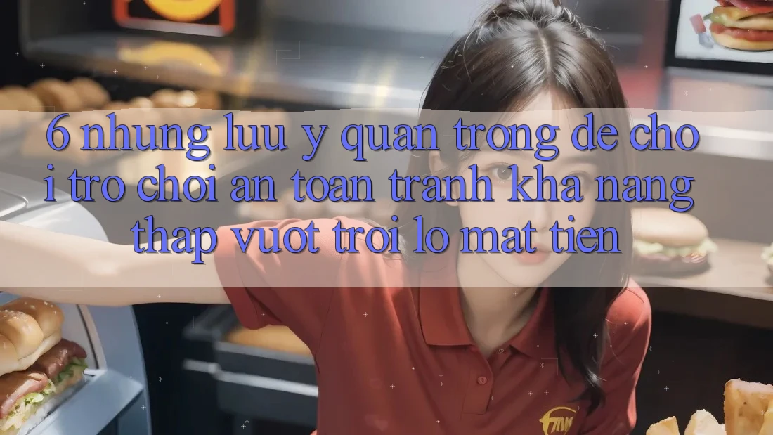 6. Những Lưu Ý Quan Trọng Để Chơi Trò chơi An Toàn, Tránh Khả năng thấp vượt trội lỗ Mất Tiền