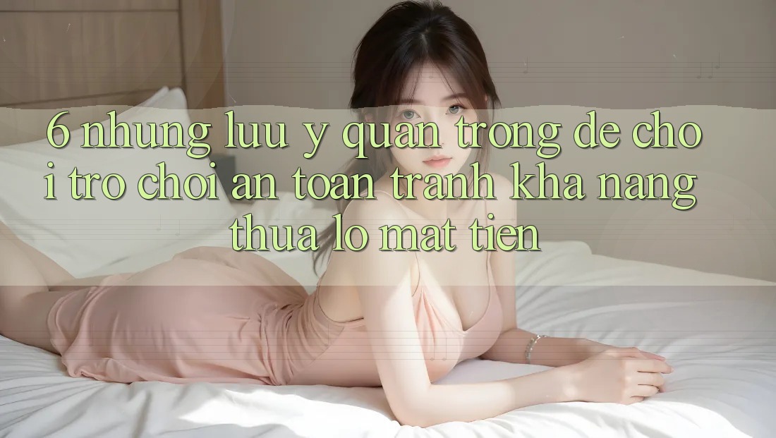 6. Những Lưu Ý Quan Trọng Để Chơi Trò chơi An Toàn, Tránh Khả năng thua lỗ Mất Tiền