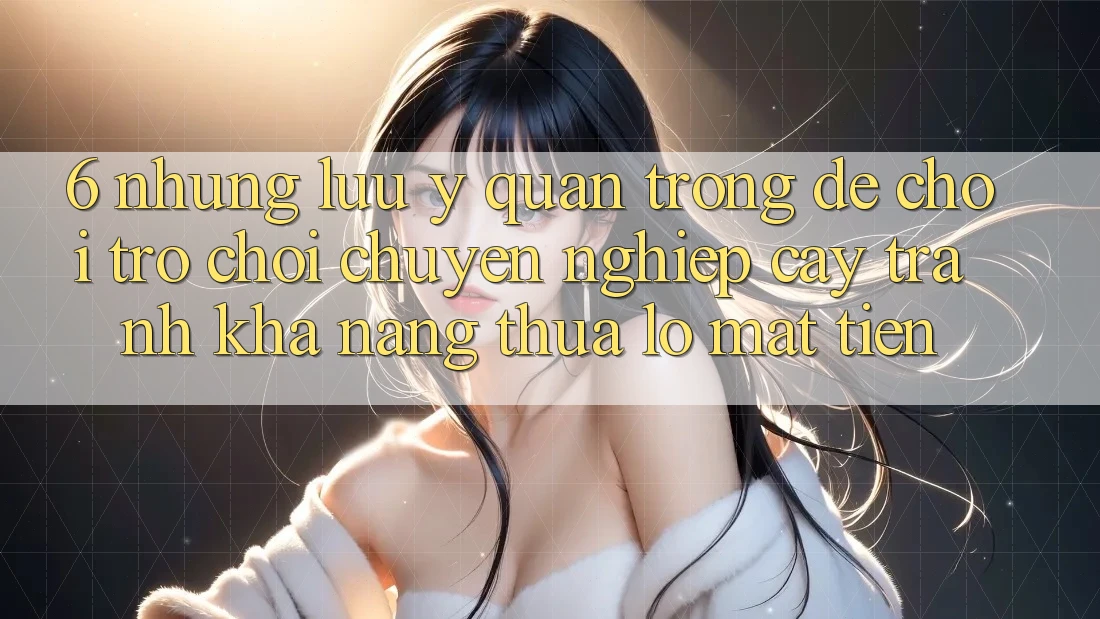 6. Những Lưu Ý Quan Trọng Để Chơi Trò chơi Chuyên nghiệp cậy, Tránh Khả năng thua lỗ Mất Tiền 6. Những Lưu Ý Quan Trọng Để Chơi Trò chơi Chuyên nghiệp cậy, Tránh Khả năng thua lỗ Mất Tiền