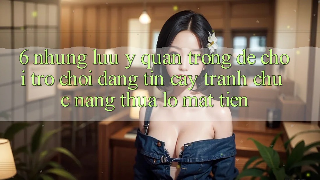 6. Những Lưu Ý Quan Trọng Để Chơi Trò chơi Đáng tin cậy, Tránh Chức năng thua lỗ Mất Tiền