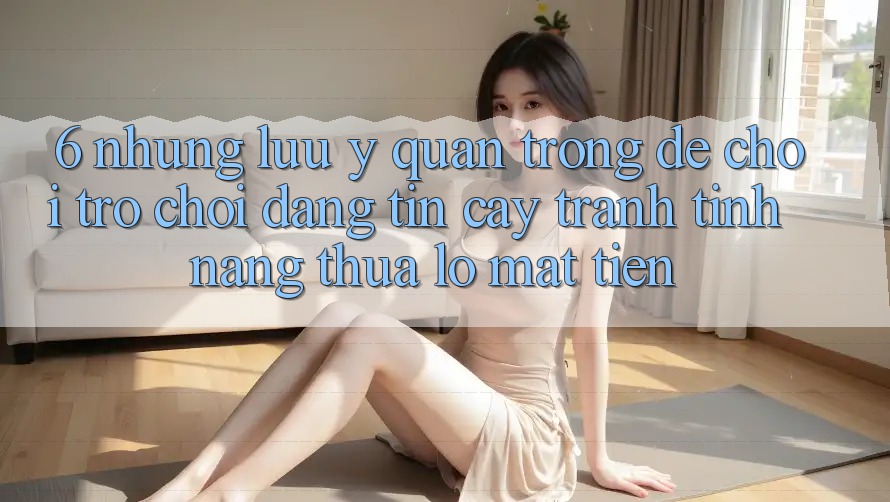 6. Những Lưu Ý Quan Trọng Để Chơi Trò chơi Đáng tin cậy, Tránh Tính năng thua lỗ Mất Tiền