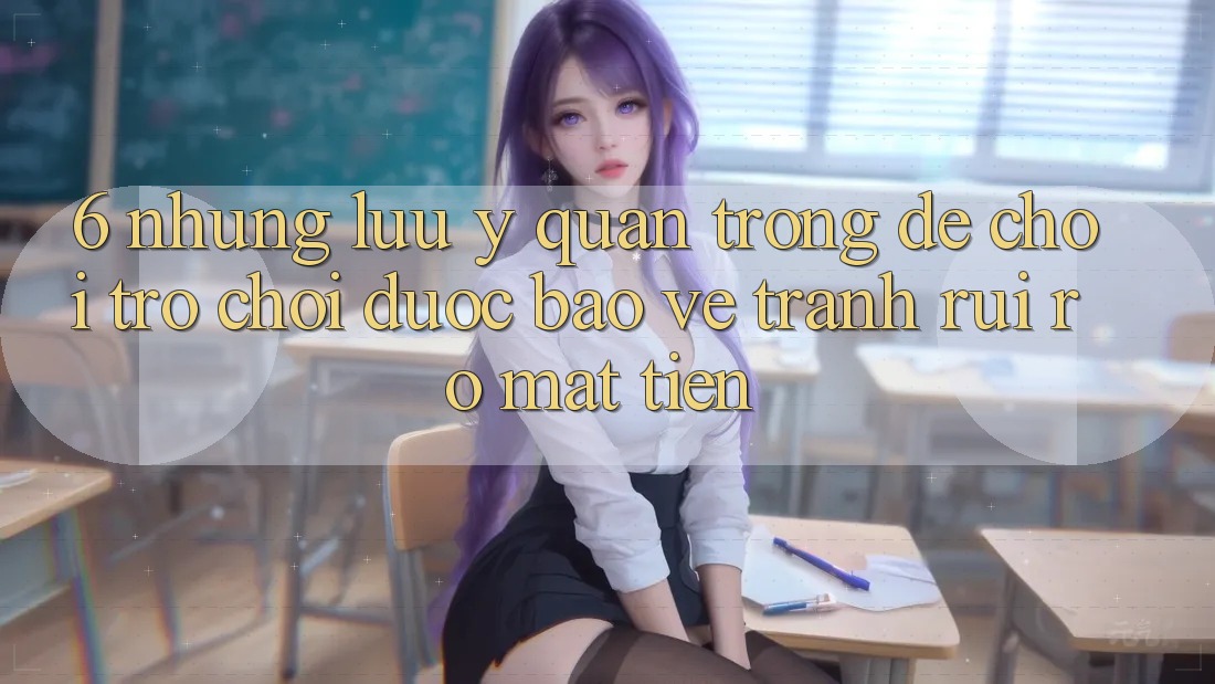 6. Những Lưu Ý Quan Trọng Để Chơi Trò chơi Được bảo vệ, Tránh Rủi Ro Mất Tiền