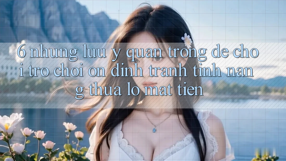 6. Những Lưu Ý Quan Trọng Để Chơi Trò chơi Ổn định, Tránh Tính năng thua lỗ Mất Tiền 6. Những Lưu Ý Quan Trọng Để Chơi Trò chơi Ổn định, Tránh Tính năng thua lỗ Mất Tiền