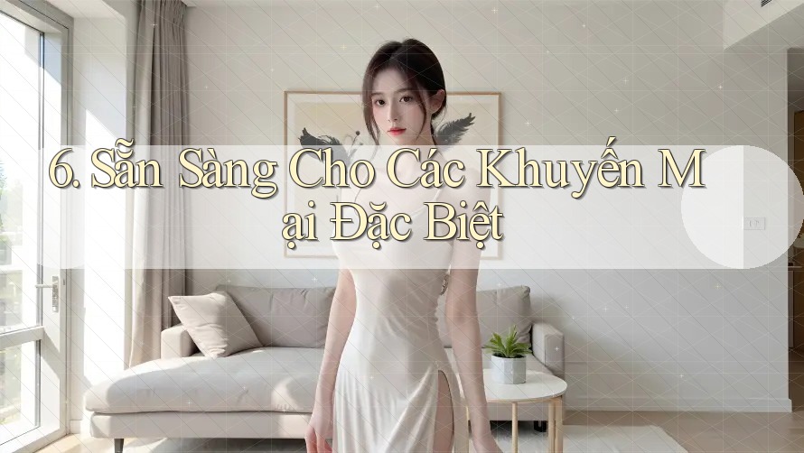 6. Sẵn Sàng Cho Các Khuyến Mại Đặc Biệt