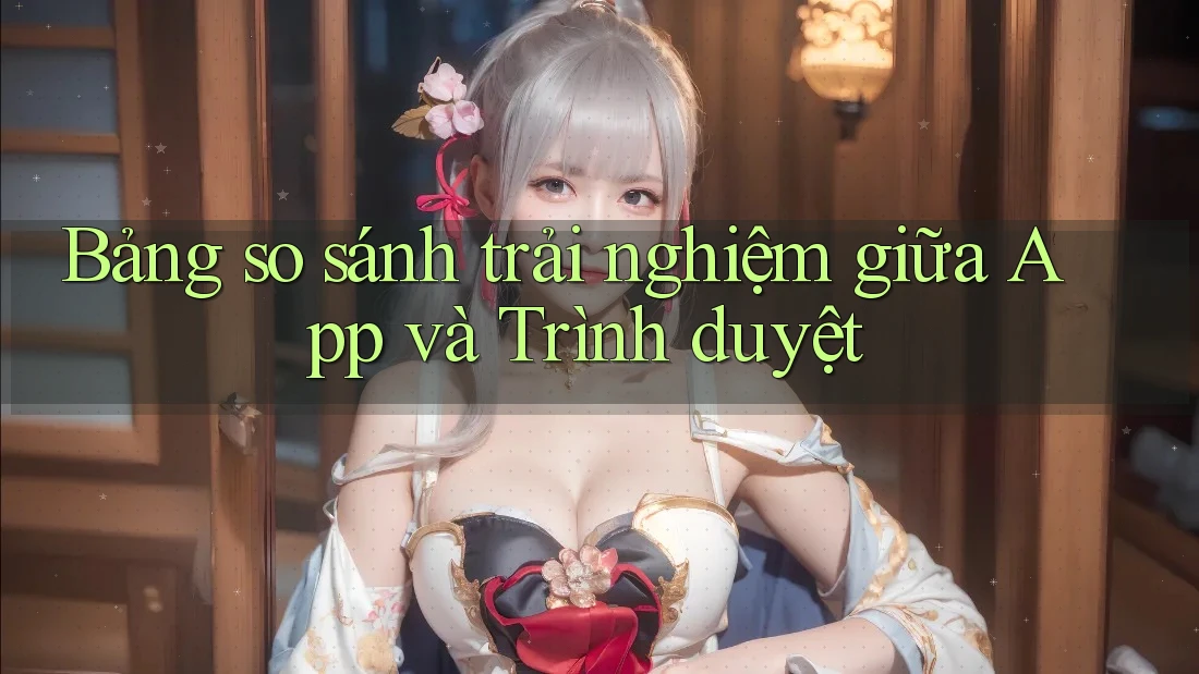 Bảng so sánh trải nghiệm giữa App và Trình duyệt