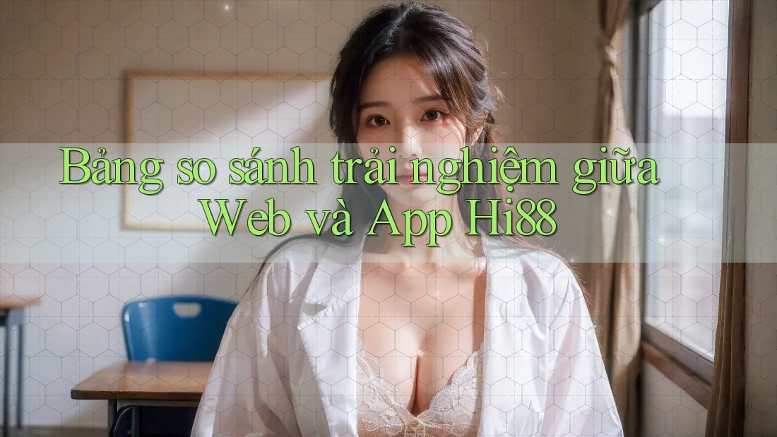 Bảng so sánh trải nghiệm giữa Web và App Hi88 Bảng so sánh trải nghiệm giữa Web và App Hi88