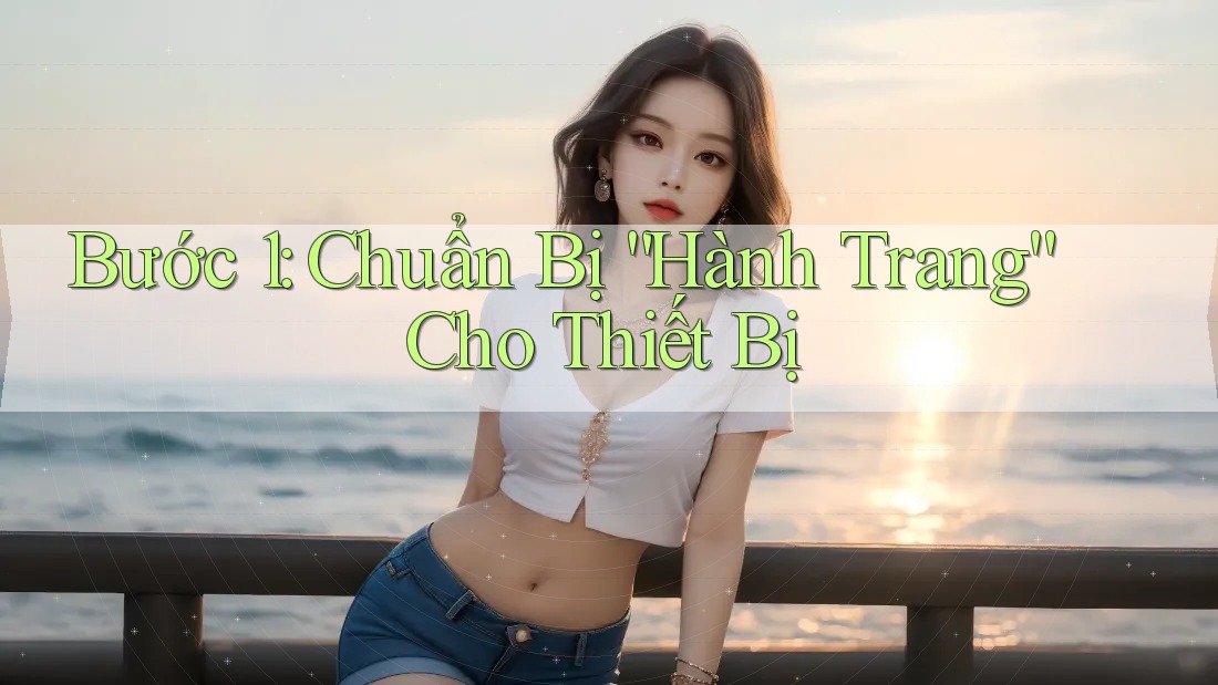 Bước 1: Chuẩn Bị “Hành Trang” Cho Thiết Bị