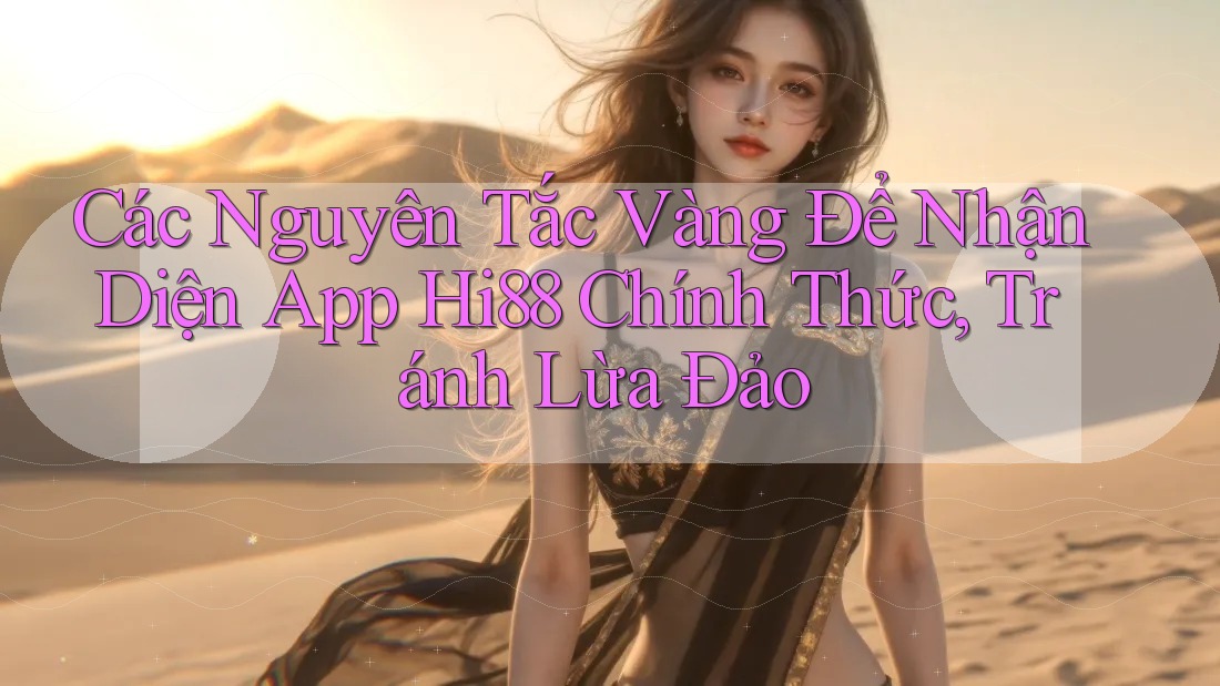 Các Nguyên Tắc Vàng Để Nhận Diện App Hi88 Chính Thức, Tránh Lừa Đảo