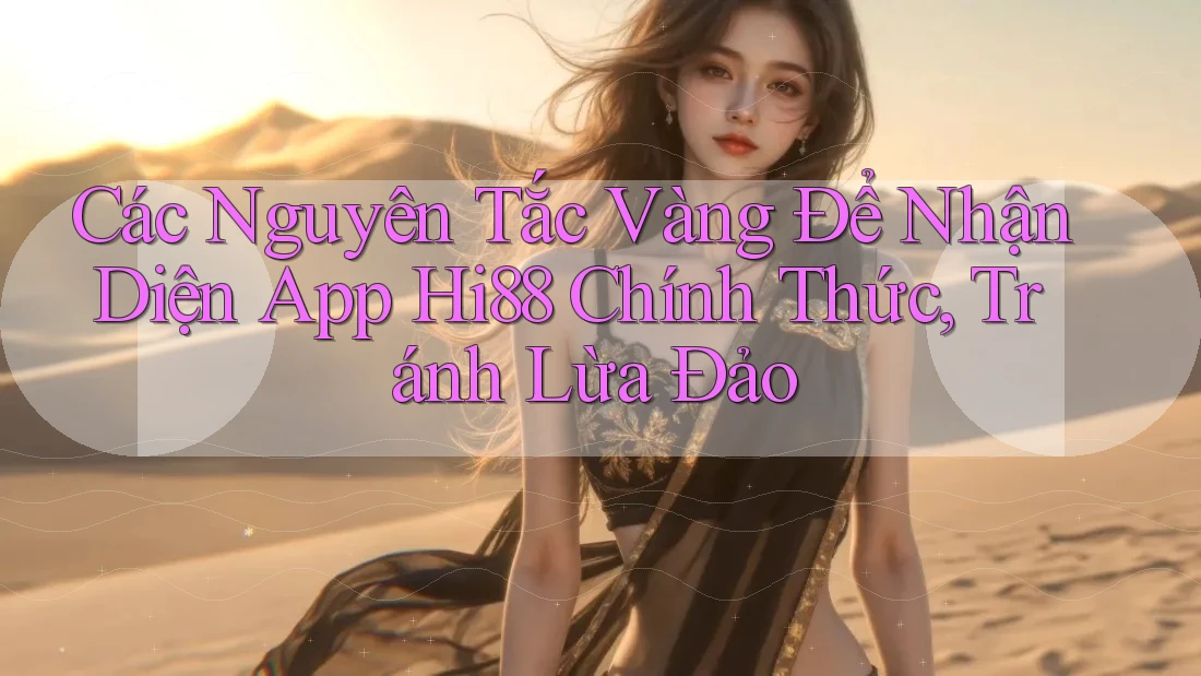 Các Nguyên Tắc Vàng Để Nhận Diện App Hi88 Chính Thức, Tránh Lừa Đảo