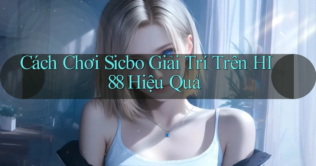 cách chơi sicbo giải trí trên hi88 hiệu quả
