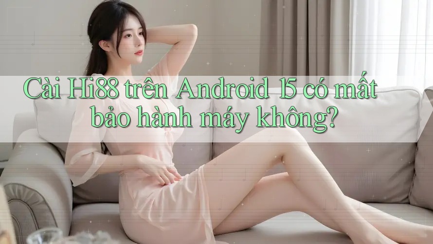 Cài Hi88 trên Android 15 có mất bảo hành máy không?