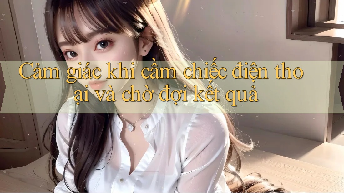 Cảm giác khi cầm chiếc điện thoại và chờ đợi kết quả