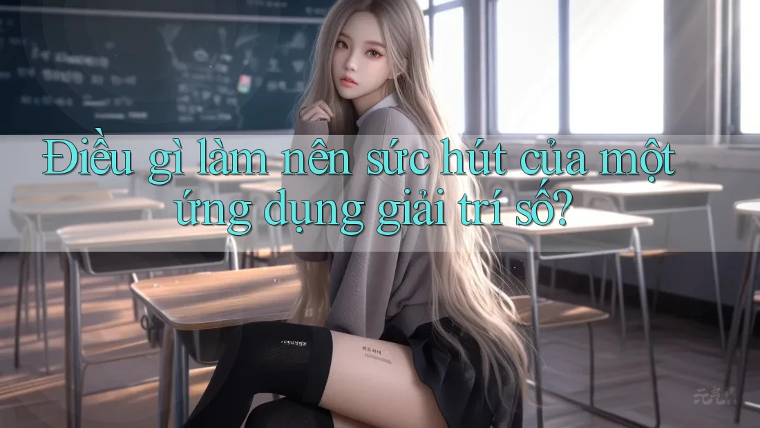 Điều gì làm nên sức hút của một ứng dụng giải trí số?