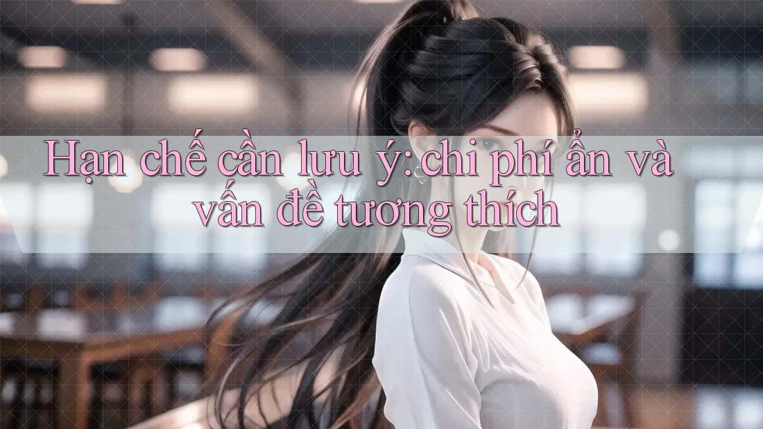 Hạn chế cần lưu ý: chi phí ẩn và vấn đề tương thích Hạn chế cần lưu ý: chi phí ẩn và vấn đề tương thích