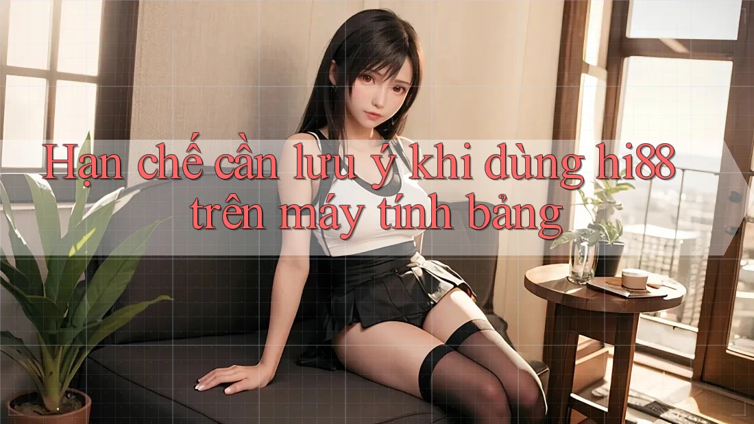 Hạn chế cần lưu ý khi dùng hi88 trên máy tính bảng