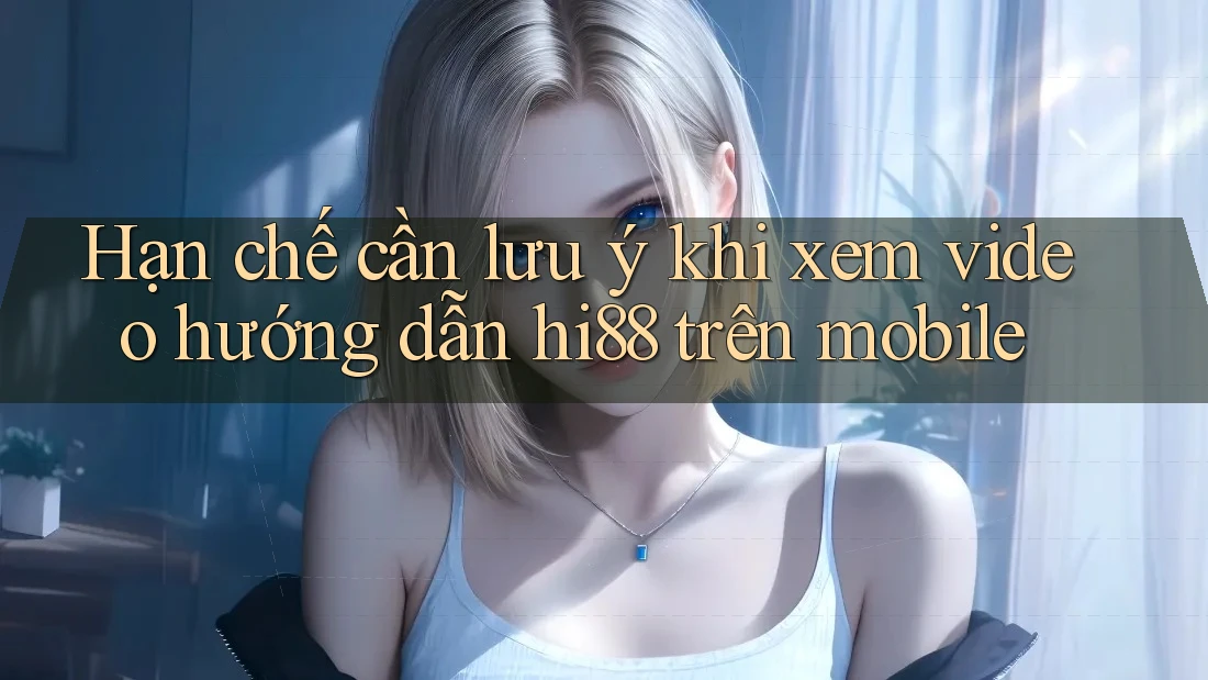 Hạn chế cần lưu ý khi xem video hướng dẫn hi88 trên mobile Hạn chế cần lưu ý khi xem video hướng dẫn hi88 trên mobile