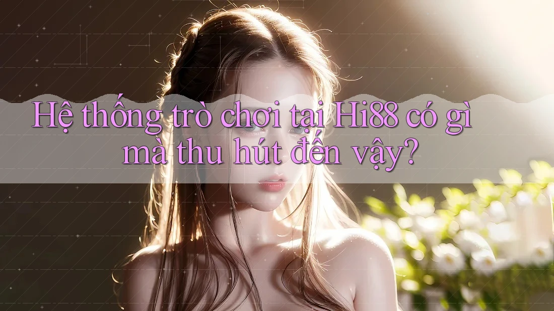 Hệ thống trò chơi tại Hi88 có gì mà thu hút đến vậy? Hệ thống trò chơi tại Hi88 có gì mà thu hút đến vậy?