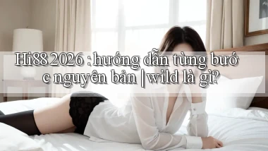Hi88 2026 hướng dẫn từng bước nguyên bản wild là gì