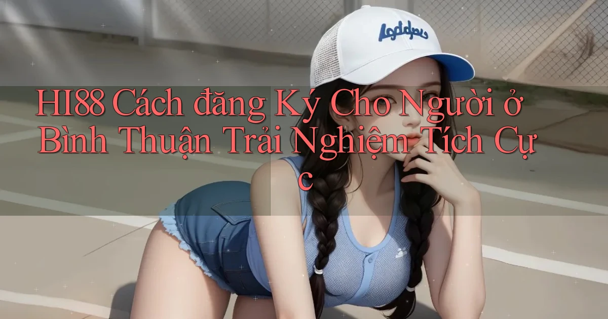 hi88 cách đăng ký cho người ở Bình Thuận trải nghiệm tích cực
