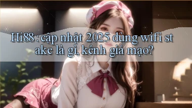 Hi88 cập nhật 2025 dùng wifi stake là gì, kênh giả mạo