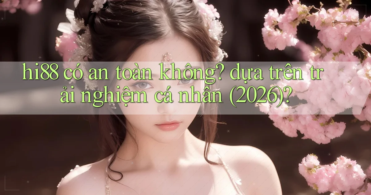 hi88 có an toàn không dựa trên trải nghiệm cá nhân (2026)