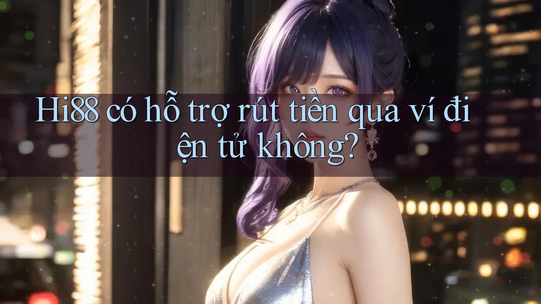 Hi88 có hỗ trợ rút tiền qua ví điện tử không?