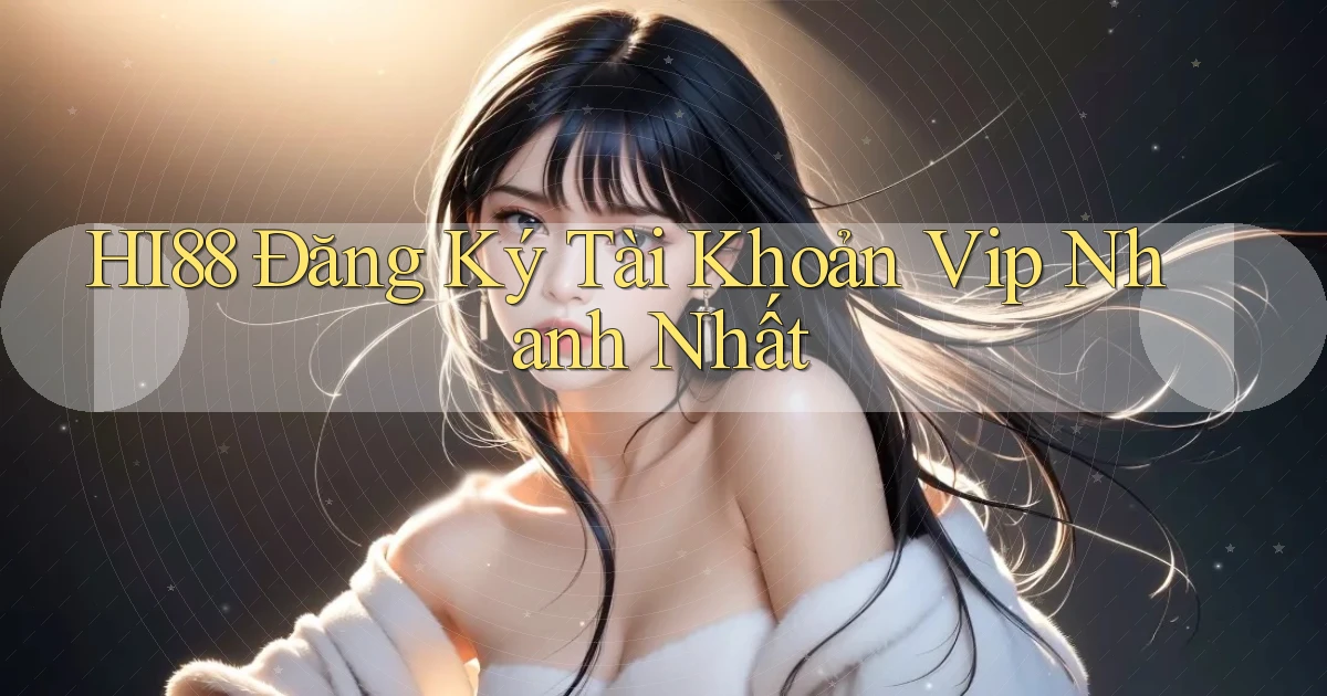 hi88  Đăng ký tài khoản vip nhanh nhất