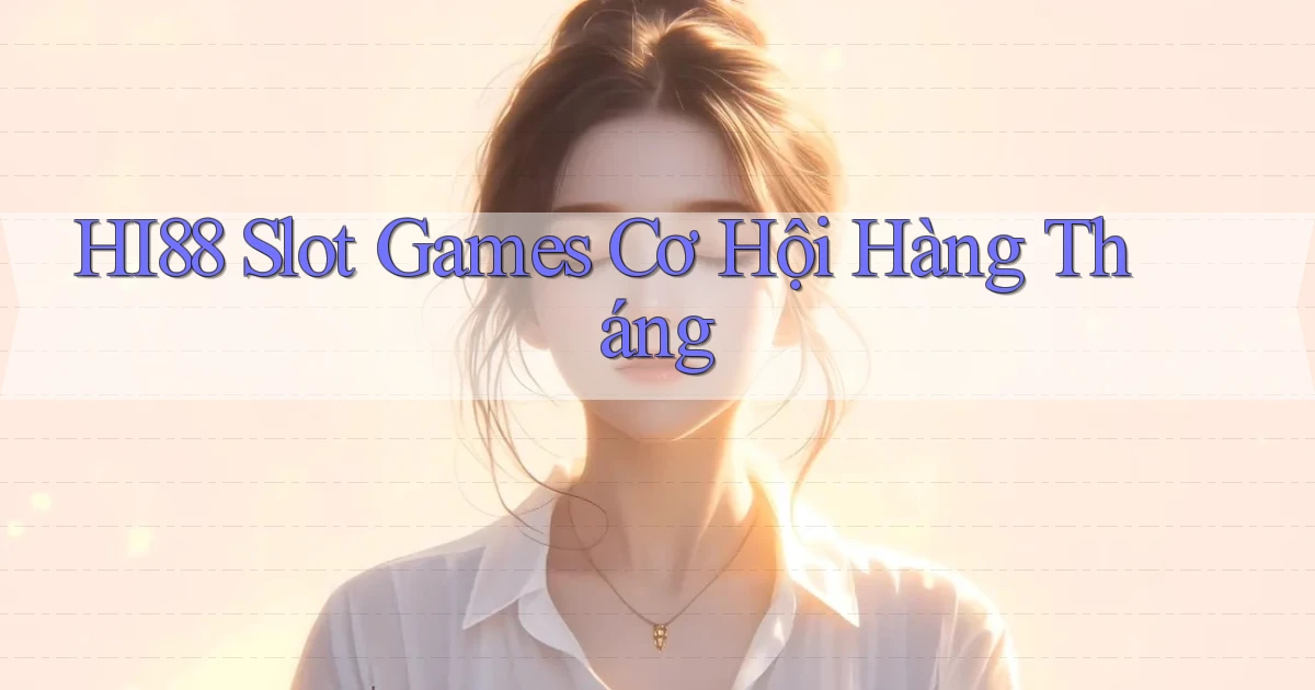 hi88  slot games cơ hội hàng tháng