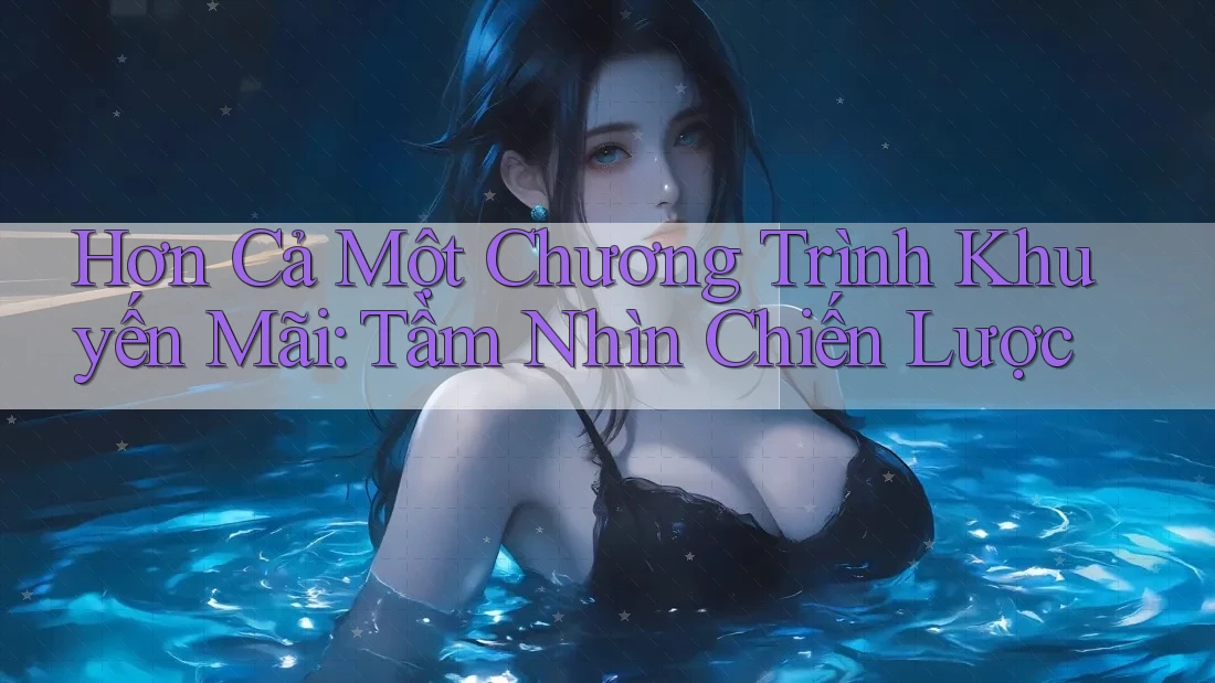 Hơn Cả Một Chương Trình Khuyến Mãi: Tầm Nhìn Chiến Lược Hơn Cả Một Chương Trình Khuyến Mãi: Tầm Nhìn Chiến Lược