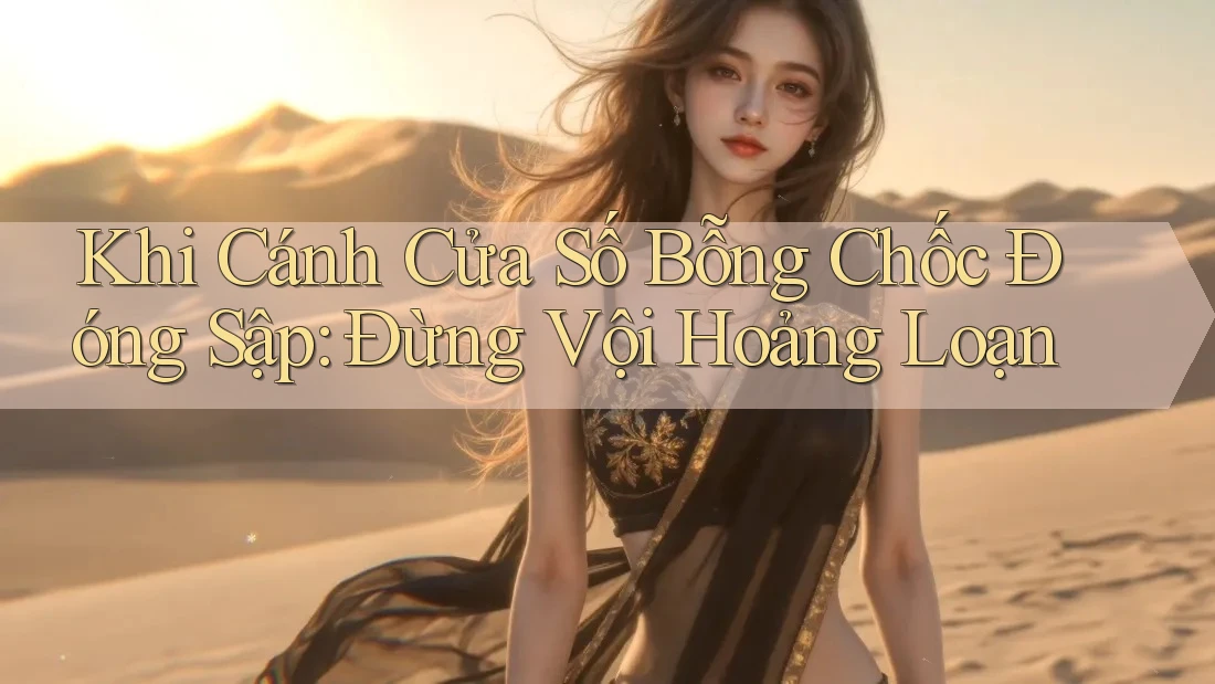 Khi Cánh Cửa Số Bỗng Chốc Đóng Sập: Đừng Vội Hoảng Loạn Khi Cánh Cửa Số Bỗng Chốc Đóng Sập: Đừng Vội Hoảng Loạn
