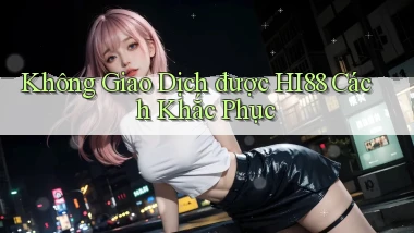 không giao dịch được hi88 cách khắc phục