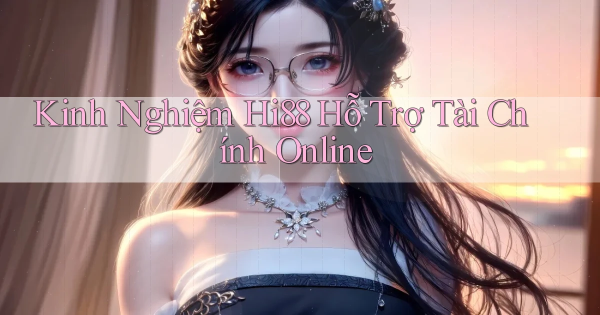 kinh nghiệm hi88 hỗ trợ tài chính online