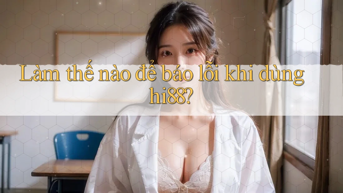 Làm thế nào để báo lỗi khi dùng hi88? Làm thế nào để báo lỗi khi dùng hi88?
