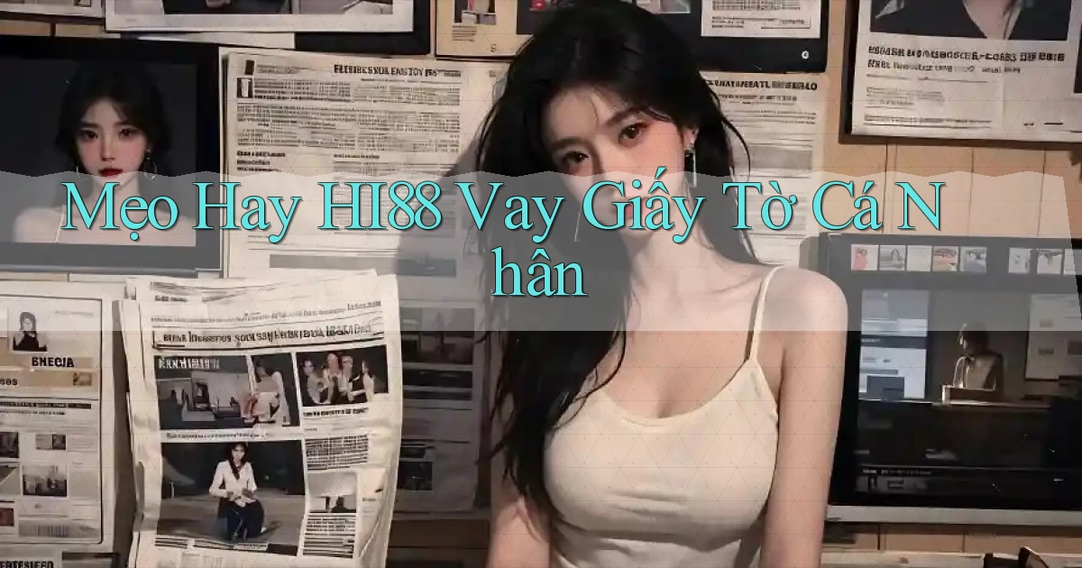 mẹo hay hi88 vay giấy tờ cá nhân