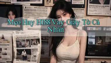 mẹo hay hi88 vay giấy tờ cá nhân