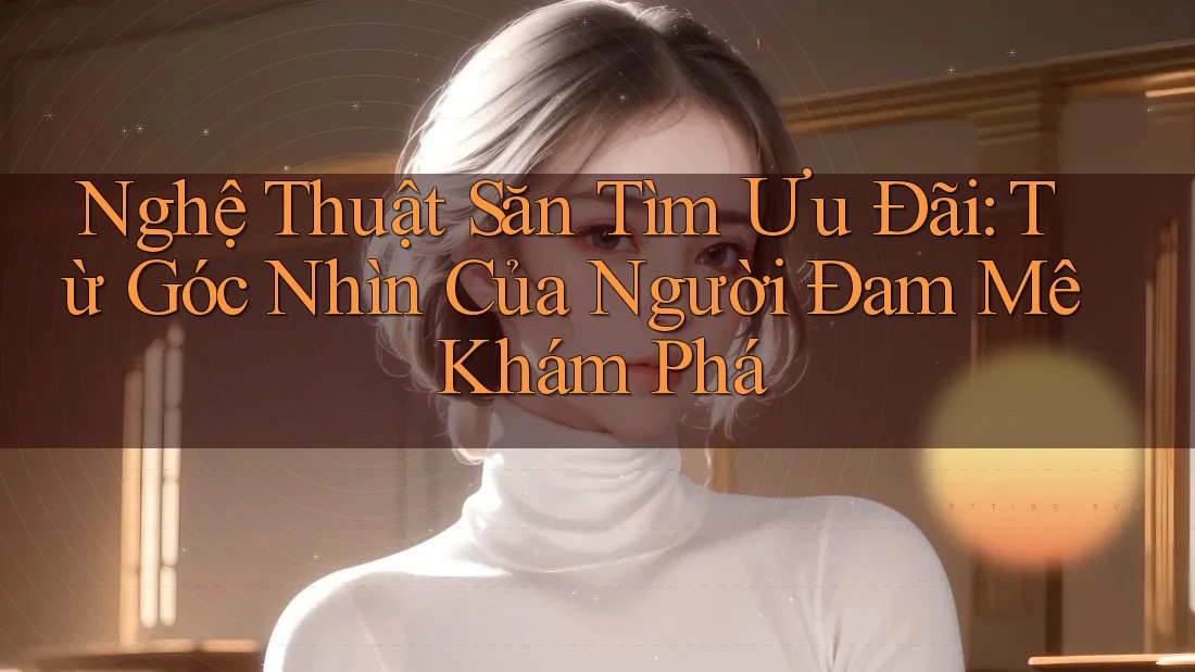 Nghệ Thuật Săn Tìm Ưu Đãi: Từ Góc Nhìn Của Người Đam Mê Khám Phá Nghệ Thuật Săn Tìm Ưu Đãi: Từ Góc Nhìn Của Người Đam Mê Khám Phá