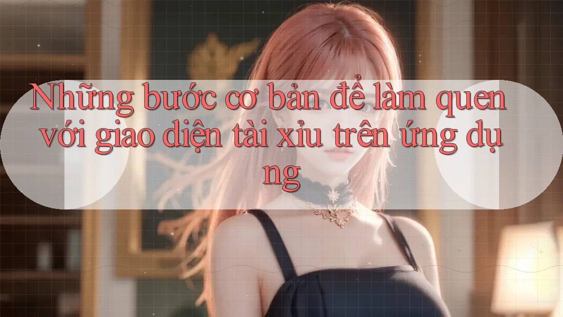 Những bước cơ bản để làm quen với giao diện tài xỉu trên ứng dụng Những bước cơ bản để làm quen với giao diện tài xỉu trên ứng dụng