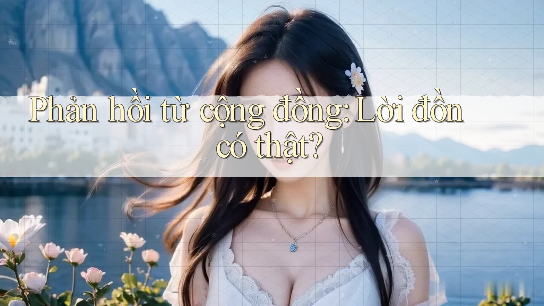 Phản hồi từ cộng đồng: Lời đồn có thật?