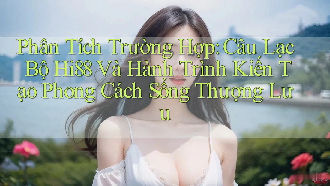 Phân Tích Trường Hợp: Câu Lạc Bộ Hi88 Và Hành Trình Kiến Tạo Phong Cách Sống Thượng Lưu