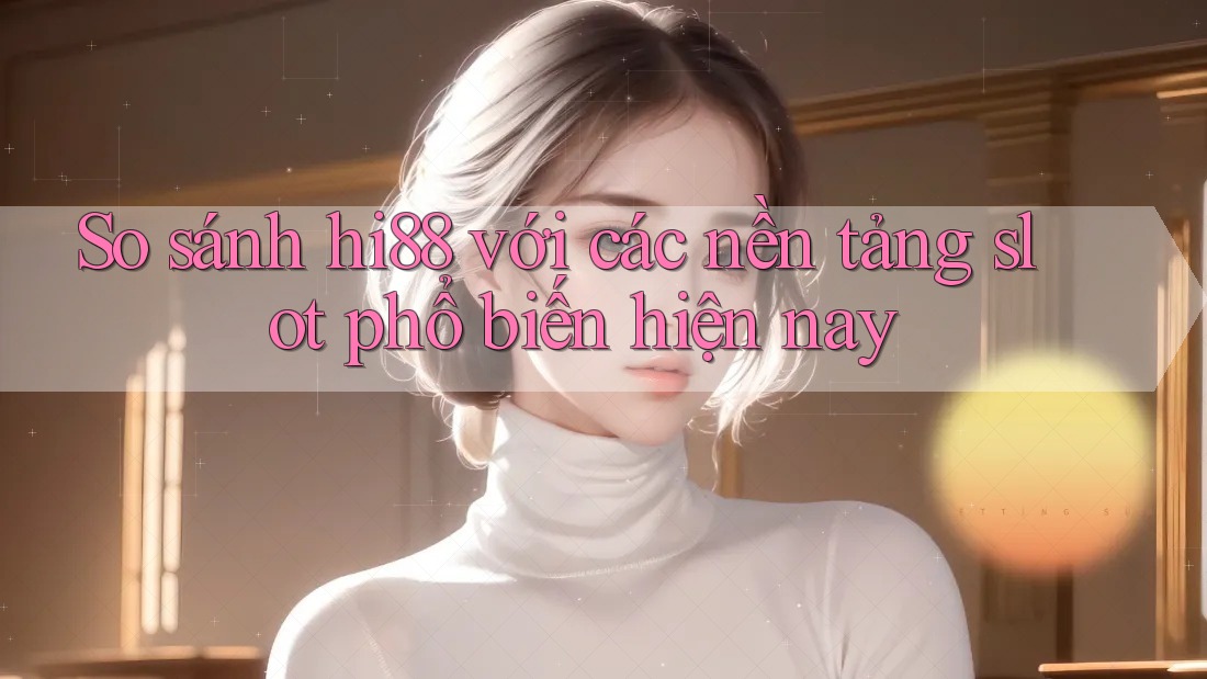 So sánh hi88 với các nền tảng slot phổ biến hiện nay