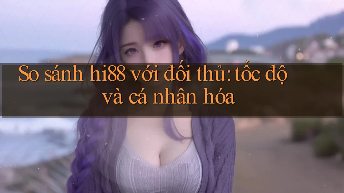 So sánh hi88 với đối thủ: tốc độ và cá nhân hóa