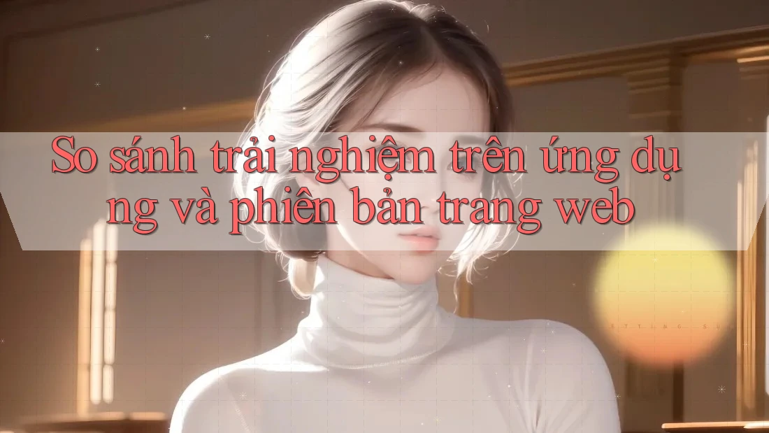 So sánh trải nghiệm trên ứng dụng và phiên bản trang web So sánh trải nghiệm trên ứng dụng và phiên bản trang web